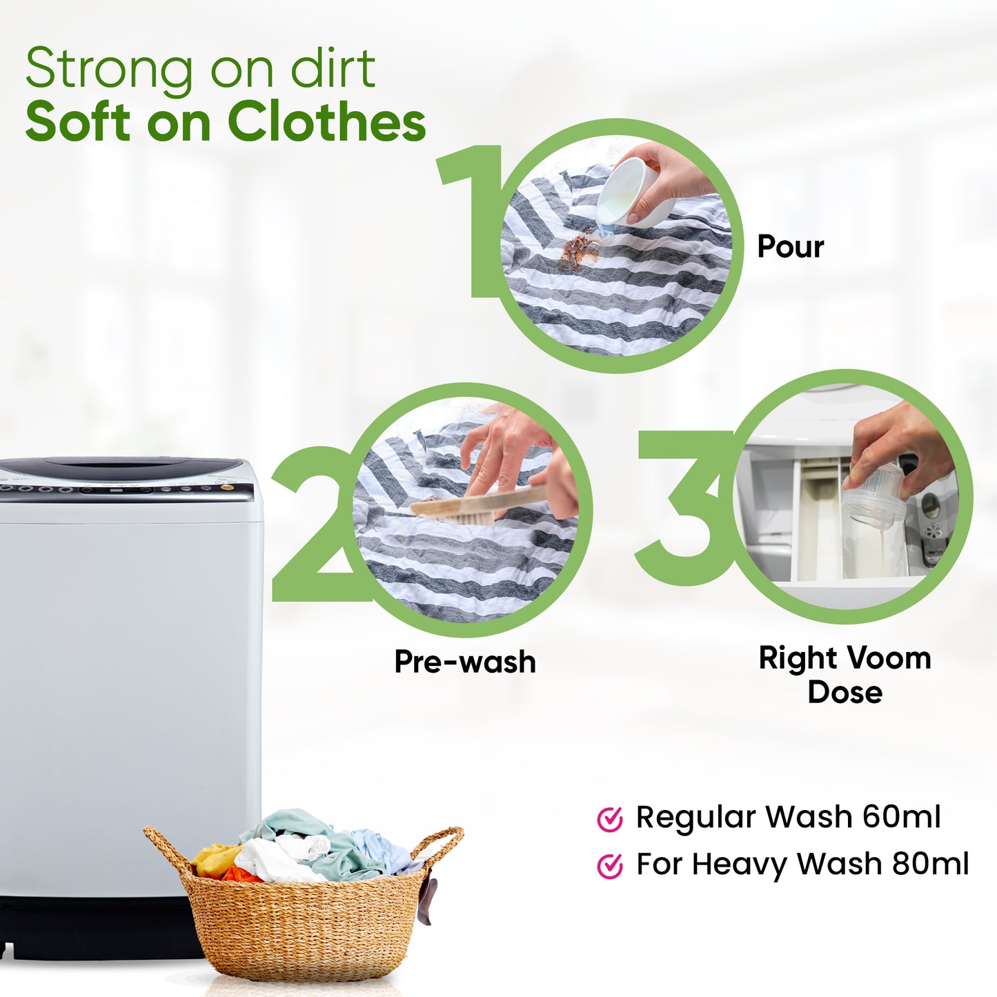 Laundry Detergent Top Load 1L Refill Pouch
