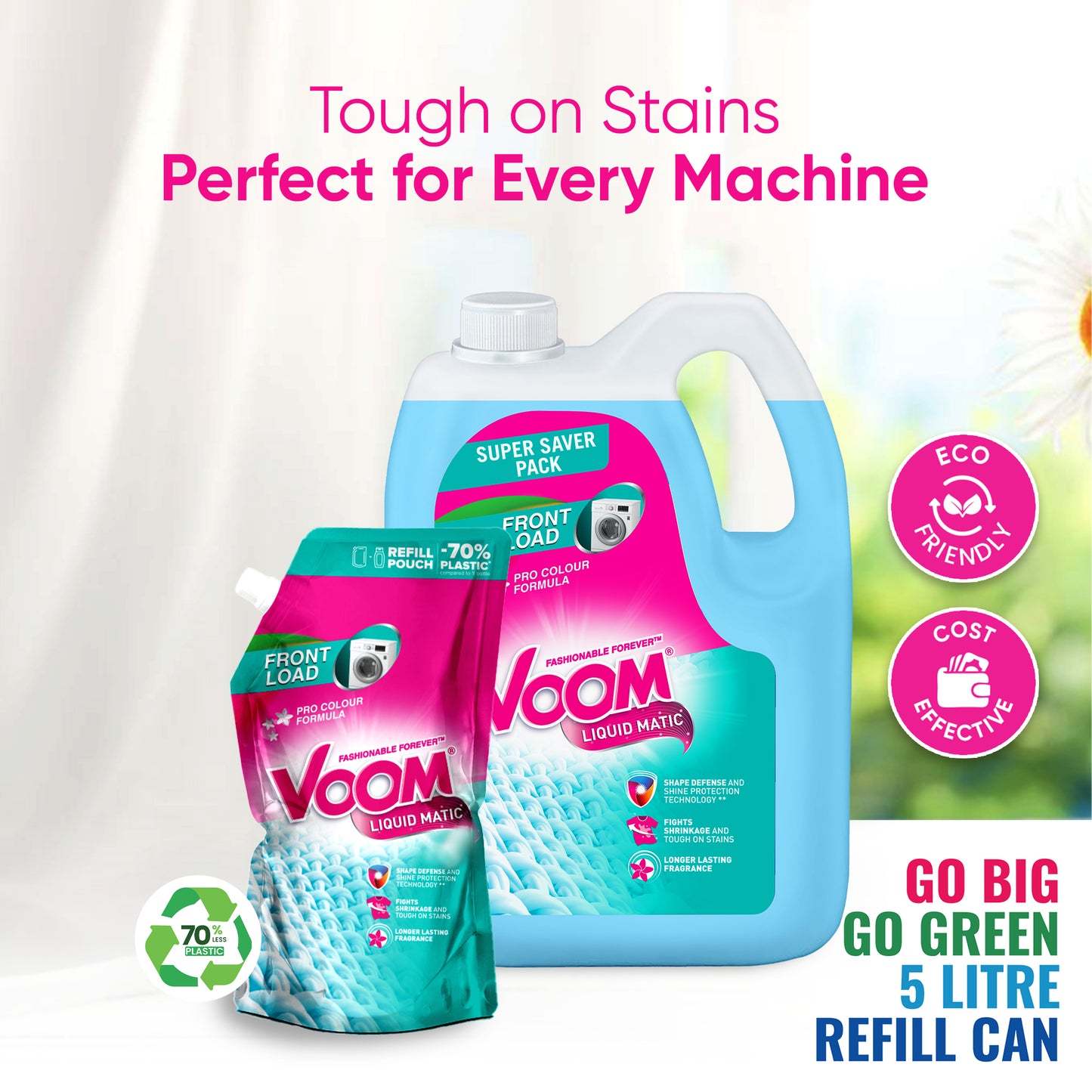 Laundry Detergent Front Load 1L Refill Pouch