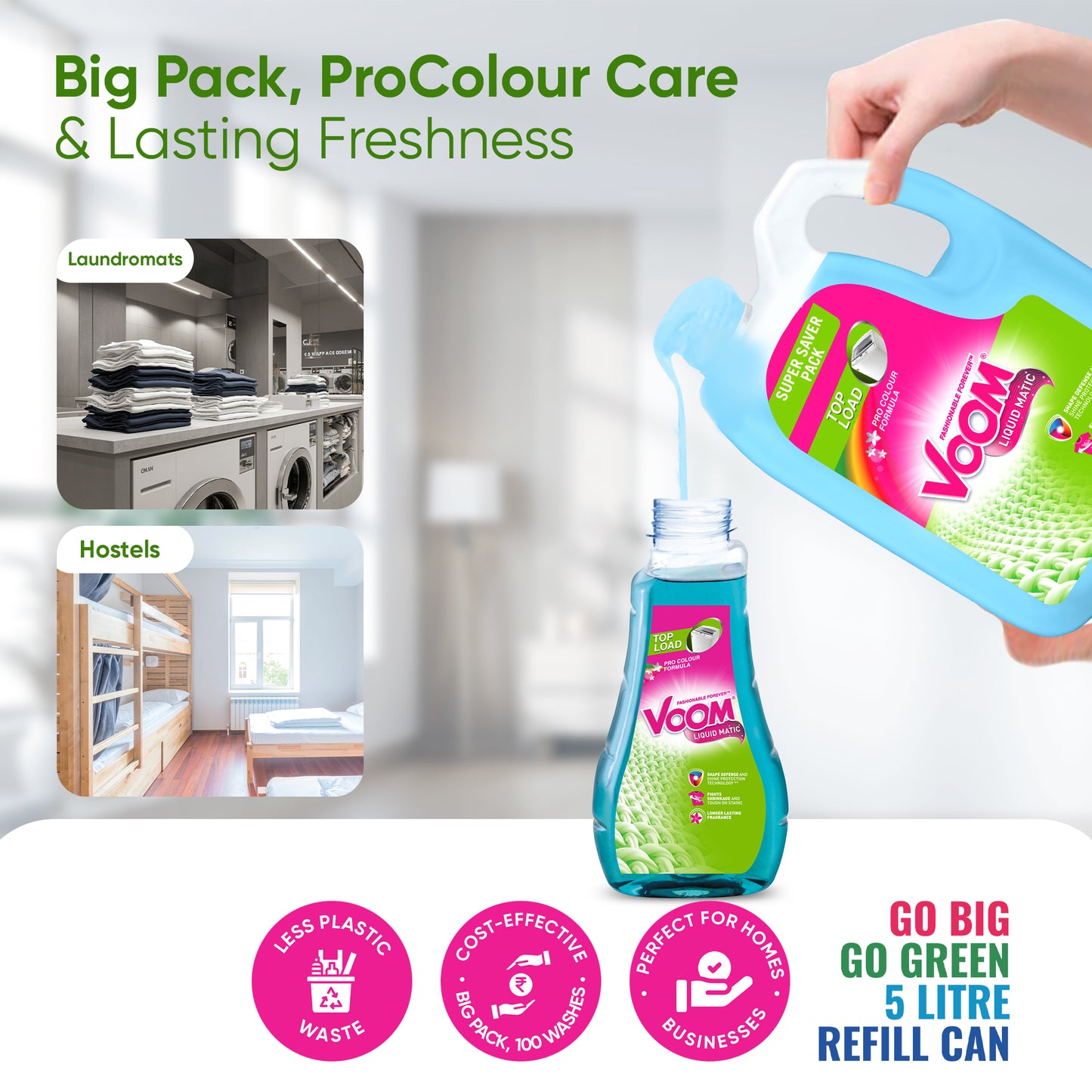 Laundry Detergent Top Load 5 Litre Refill Can